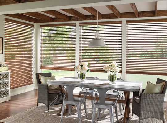 comfortex 2in wood blinds